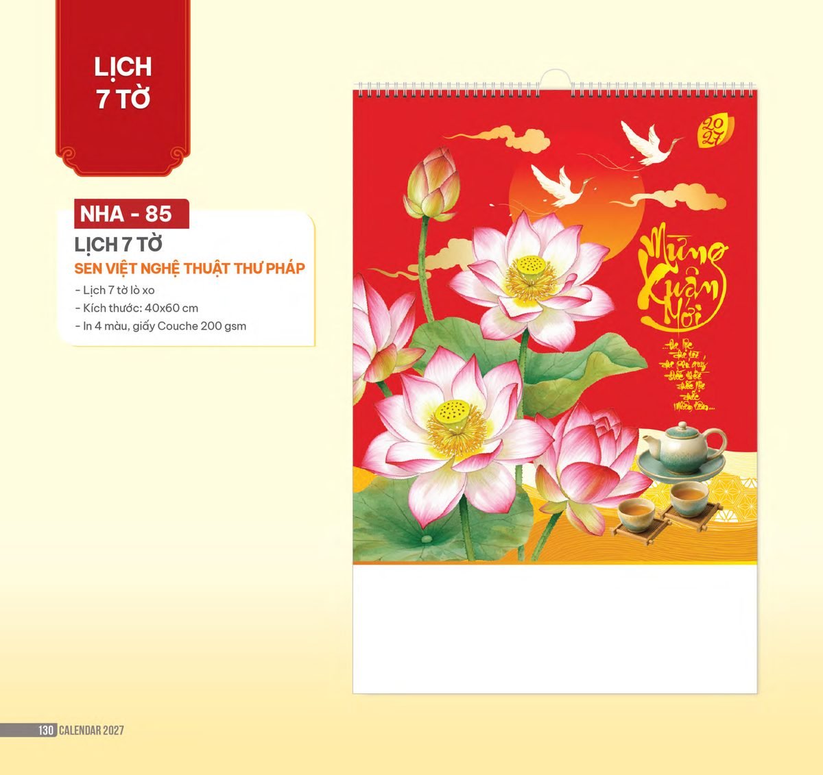 Lịch Treo Tường Lò Xo 2027 NHA Mẫu NHA85 (40 x 60cm) Cung Cấp Lịch Tết Doanh Nghiệp TP.HCM Lịch Treo Tường Lò Xo 2027 NHA Mẫu NHA85 (40 x 60cm) Cung Cấp Lịch Tết Doanh Nghiệp TP.HCM in logo doanh nghiệp quà tặng Tết tại Quà Tặng Miền Nam