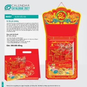 Lịch Bloc Siêu Đại 2027 NH Mẫu NH07 (20 x 30cm) Cung Cấp Lịch Tết Doanh Nghiệp TP.HCM in logo doanh nghiệp quà tặng Tết tại Quà Tặng Miền Nam