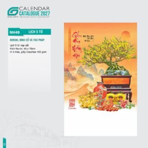 Lịch Bloc 2027 NH Mẫu NH49 (45 x 70cm) Cung Cấp Lịch Tết Doanh Nghiệp TP.HCM in logo doanh nghiệp quà tặng Tết tại Quà Tặng Miền Nam