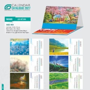 Lịch Để Bàn 2027 NH Mẫu NH6061 (24 x 16cm) Cung Cấp Lịch Tết Doanh Nghiệp TP.HCM in logo doanh nghiệp quà tặng Tết tại Quà Tặng Miền Nam