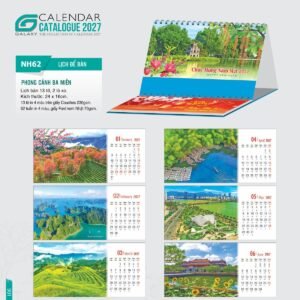 Lịch Để Bàn 2027 NH Mẫu NH6263 (24 x 16cm) Cung Cấp Lịch Tết Doanh Nghiệp TP.HCM in logo doanh nghiệp quà tặng Tết tại Quà Tặng Miền Nam