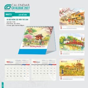 Lịch Để Bàn 2027 NH Mẫu NH73 (18 x 20cm) Cung Cấp Lịch Tết Doanh Nghiệp TP.HCM in logo doanh nghiệp quà tặng Tết tại Quà Tặng Miền Nam