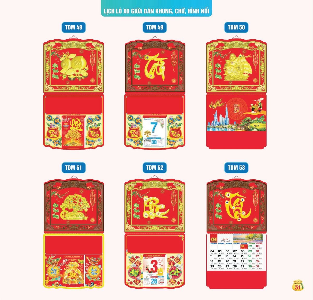 Lịch Bloc Siêu Cực Đại 2027 TDM TDM28 Cung Cấp Lịch Tết Doanh Nghiệp TP.HCM