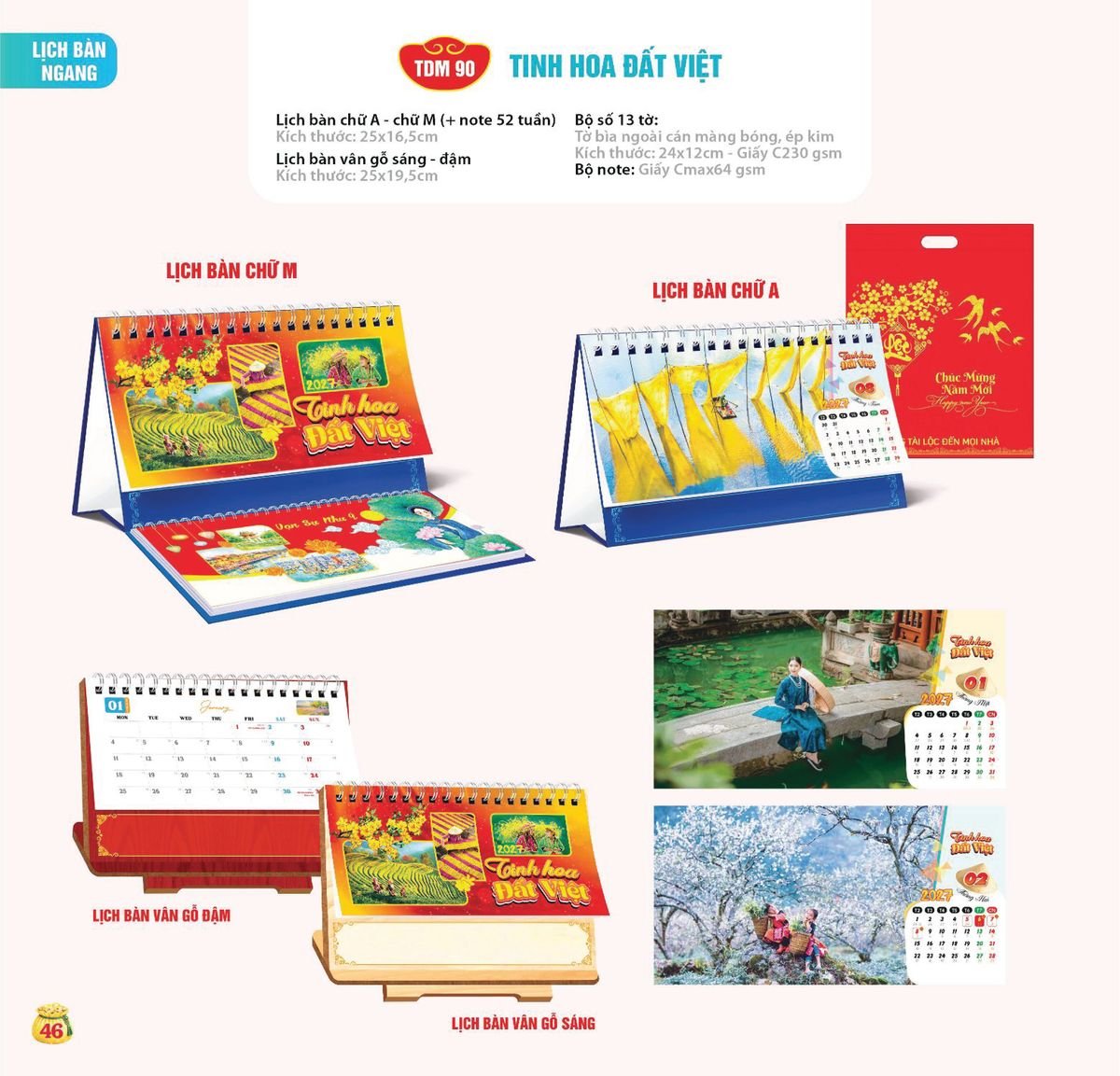 Lịch Bloc Siêu Cực Đại 2027 TDM TDM43 Cung Cấp Lịch Tết Doanh Nghiệp TP.HCM