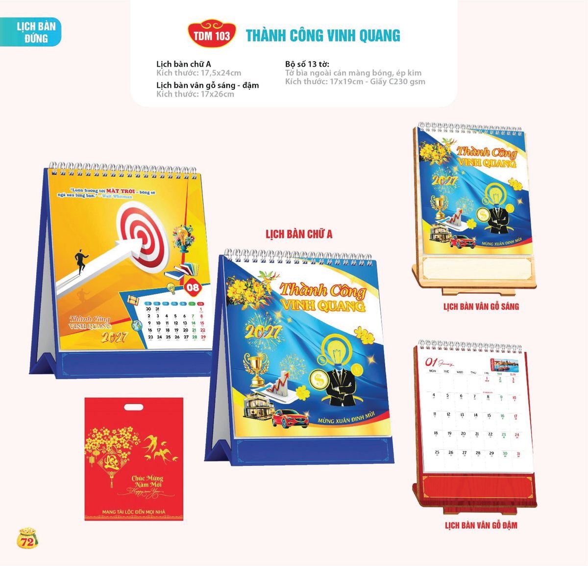 Lịch Bloc Siêu Cực Đại 2027 TDM69 Cung Cấp Lịch Tết Doanh Nghiệp TP.HCM