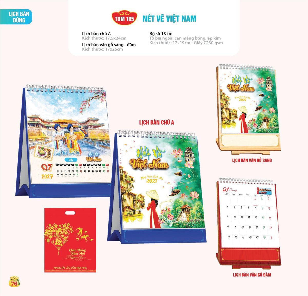 Lịch Bloc Siêu Cực Đại 2027 TDM73 Cung Cấp Lịch Tết Doanh Nghiệp TP.HCM