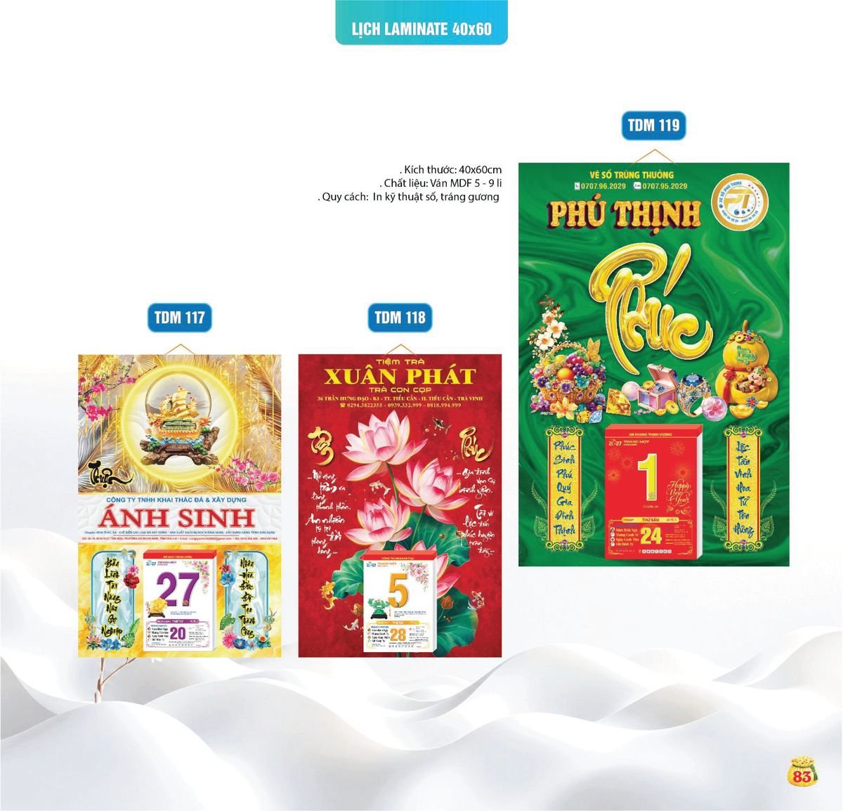 Lịch Bloc Siêu Cực Đại 2027 TDM81 Cung Cấp Lịch Tết Doanh Nghiệp TP.HCM