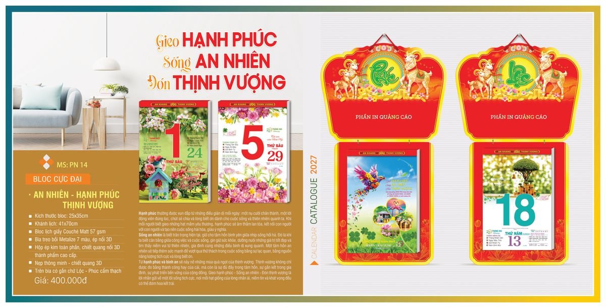 Lịch Bloc TPN 2027 TPNBLOC17 Cung Cấp Lịch Tết Doanh Nghiệp TP.HCM