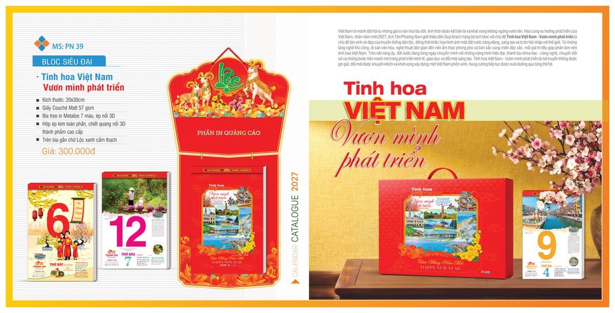 Lịch Bloc TPN 2027 TPNBLOC43 Cung Cấp Lịch Tết Doanh Nghiệp TP.HCM