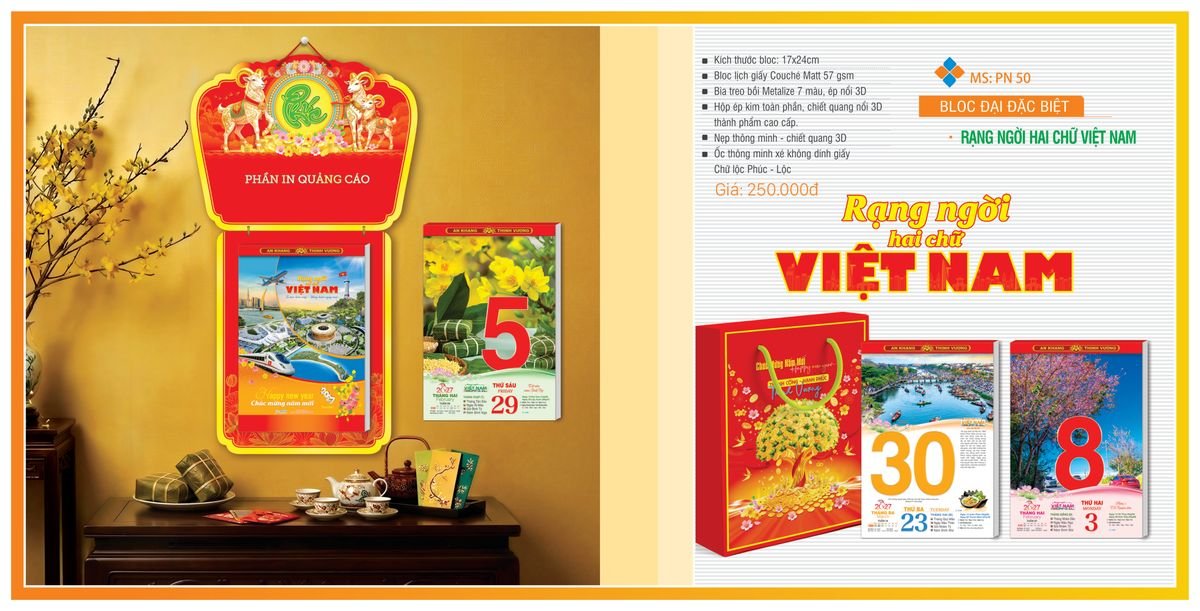 Lịch Bloc TPN 2027 TPNBLOC59 Cung Cấp Lịch Tết Doanh Nghiệp TP.HCM