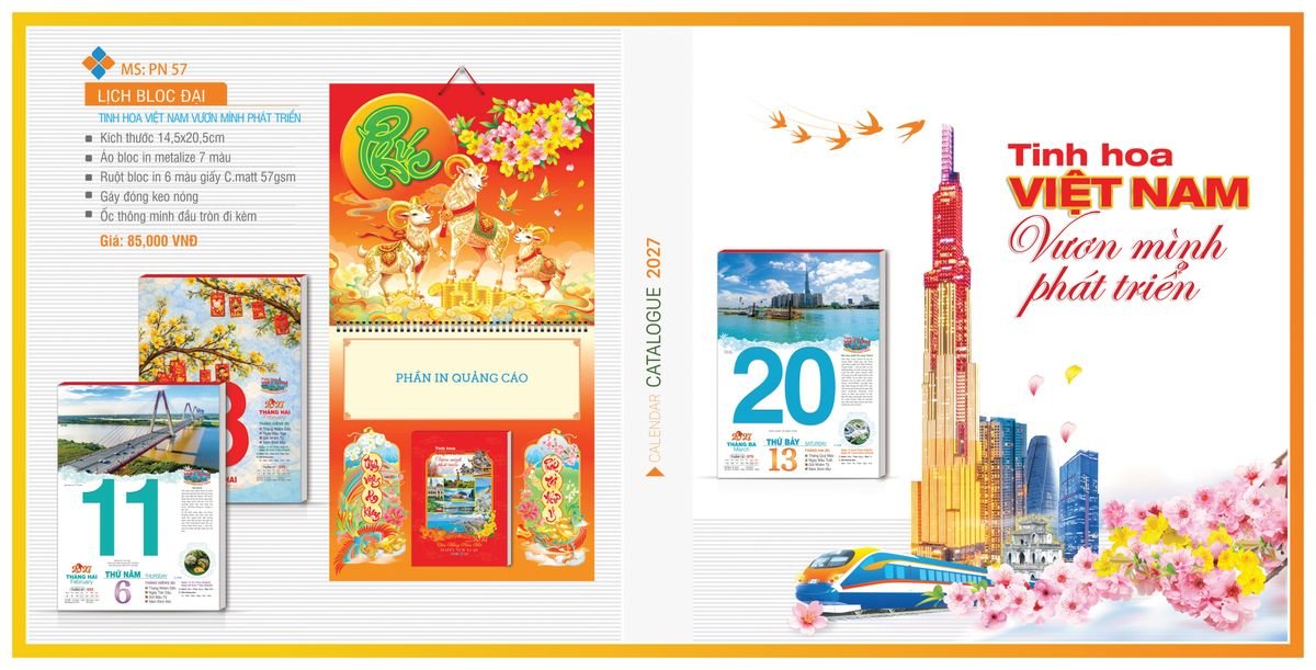 Lịch Bloc TPN 2027 TPNBLOC64 Cung Cấp Lịch Tết Doanh Nghiệp TP.HCM