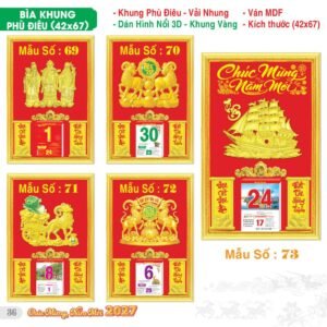 Lịch Bìa Treo 2027 TS Mẫu TS-37 (42 x 67 cm) Cung Cấp Lịch Tết Doanh Nghiệp TP.HCM