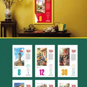 Lịch Bloc 2027 VHVN Mẫu VHVN-05 (29 x 41 cm) Cung Cấp Lịch Tết Doanh Nghiệp TP.HCM