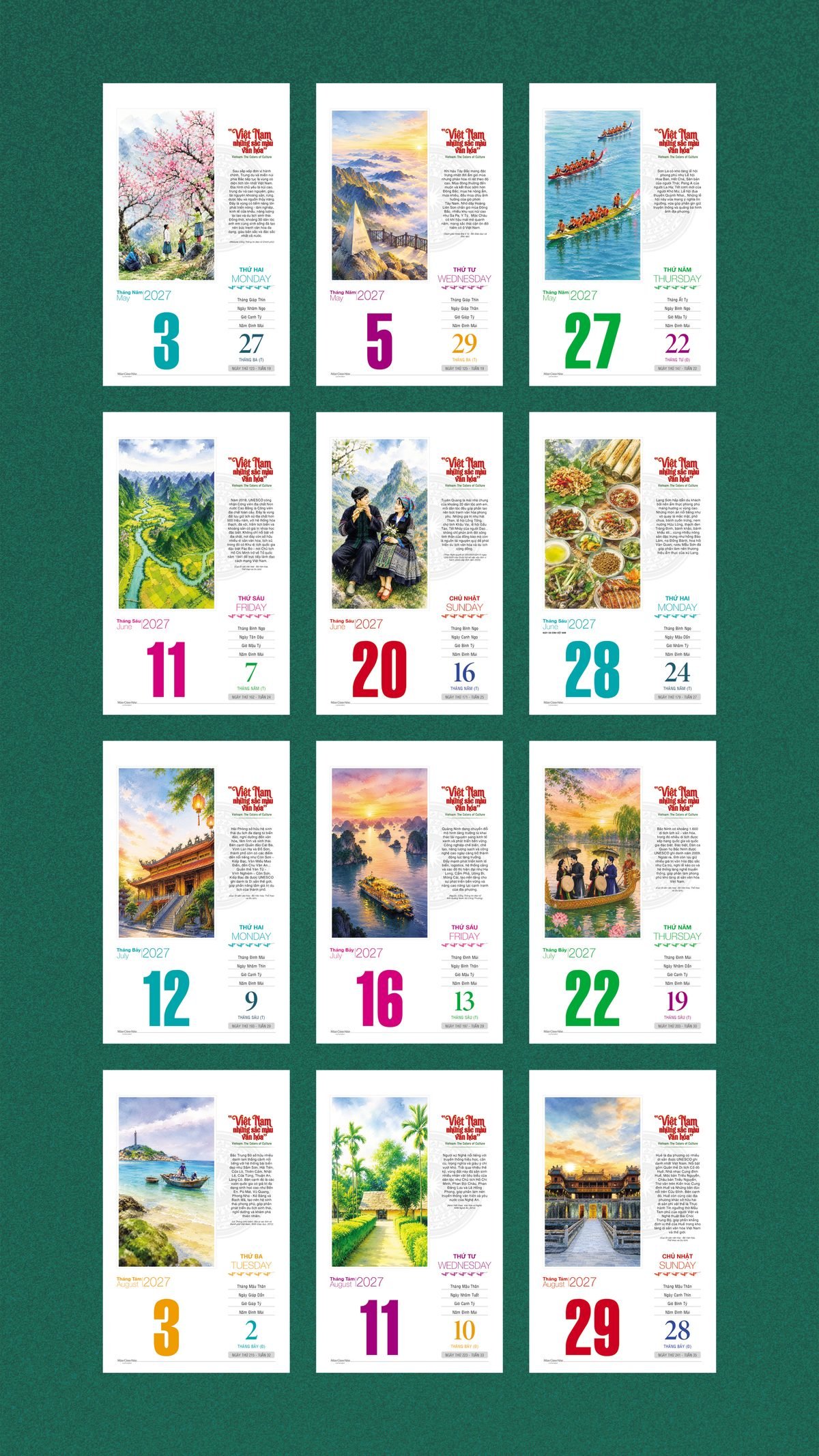 Lịch Bloc 2027 VHVN Mẫu VHVN-06 (29 x 41 cm) Cung Cấp Lịch Tết Doanh Nghiệp TP.HCM Lịch Bloc 2027 VHVN Mẫu VHVN-06 (29 x 41 cm) Cung Cấp Lịch Tết Doanh Nghiệp TP.HCM
