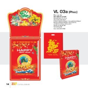 Lịch Bloc Cực Đại 2027 VL Mẫu VL03A (25 x 35cm) Cung Cấp Lịch Tết Doanh Nghiệp TP.HCM in logo doanh nghiệp quà tặng Tết tại Quà Tặng Miền Nam