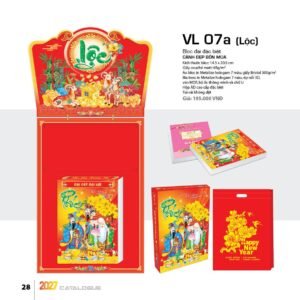 Lịch Bloc Đại Đặc Biệt 2027 VL Mẫu VL07A - Đại Cát Đại Lợi (29 x 41 cm) Cung Cấp Lịch Tết Doanh Nghiệp TP.HCM in logo doanh nghiệp quà tặng Tết tại Quà Tặng Miền Nam