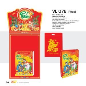 Lịch Bloc Đại Đặc Biệt 2027 VL Mẫu VL07B - Đại Cát Đại Lợi (29 x 41 cm) Cung Cấp Lịch Tết Doanh Nghiệp TP.HCM in logo doanh nghiệp quà tặng Tết tại Quà Tặng Miền Nam