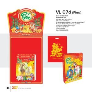 Lịch Bloc Đại Đặc Biệt 2027 VL Mẫu VL07D (29 x 41 cm) Cung Cấp Lịch Tết Doanh Nghiệp TP.HCM in logo doanh nghiệp quà tặng Tết tại Quà Tặng Miền Nam