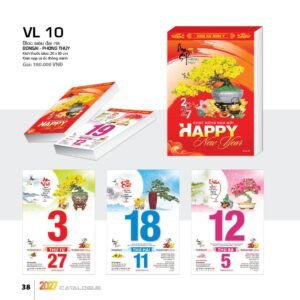 Lịch Bloc Siêu Đại 2027 VL Mẫu VL1011 (20 x 30cm) Cung Cấp Lịch Tết Doanh Nghiệp TP.HCM in logo doanh nghiệp quà tặng Tết tại Quà Tặng Miền Nam