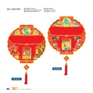 Lịch Bìa Treo 2027 VL Mẫu VLBD (40 x 60cm) Cung Cấp Lịch Tết Doanh Nghiệp TP.HCM in logo doanh nghiệp quà tặng Tết tại Quà Tặng Miền Nam