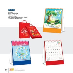 Lịch Để Bàn 2027 VL Mẫu VLLB07 (16 x 24 cm) Cung Cấp Lịch Tết Doanh Nghiệp TP.HCM in logo doanh nghiệp quà tặng Tết tại Quà Tặng Miền Nam