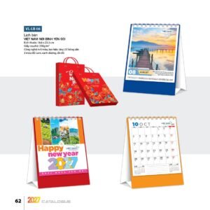 Lịch Bloc 2027 VL Mẫu VLLB08 (29 x 41 cm) Cung Cấp Lịch Tết Doanh Nghiệp TP.HCM in logo doanh nghiệp quà tặng Tết tại Quà Tặng Miền Nam