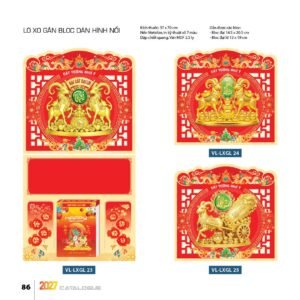 Lịch Treo Tường Lò Xo 2027 VL Mẫu VLLXG23 (37 x 70cm) Cung Cấp Lịch Tết Doanh Nghiệp TP.HCM in logo doanh nghiệp quà tặng Tết tại Quà Tặng Miền Nam