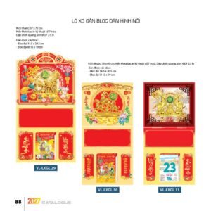 Lịch Treo Tường Lò Xo 2027 VL Mẫu VLLXG29 (37 x 70cm) Cung Cấp Lịch Tết Doanh Nghiệp TP.HCM in logo doanh nghiệp quà tặng Tết tại Quà Tặng Miền Nam