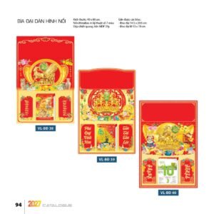 Lịch Bìa Treo 2027 VL Mẫu VLST (40 x 60cm) Cung Cấp Lịch Tết Doanh Nghiệp TP.HCM in logo doanh nghiệp quà tặng Tết tại Quà Tặng Miền Nam